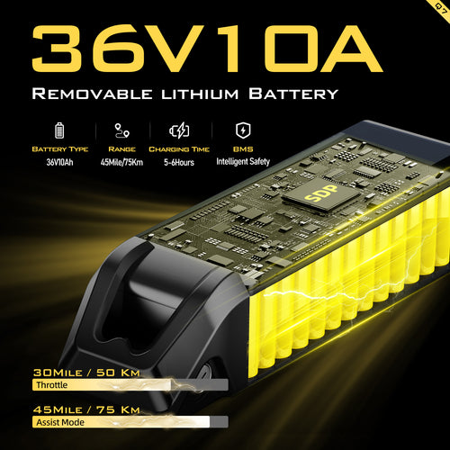 Aairsk 26-Inch Electric Bike with Pedal Assist (400W)